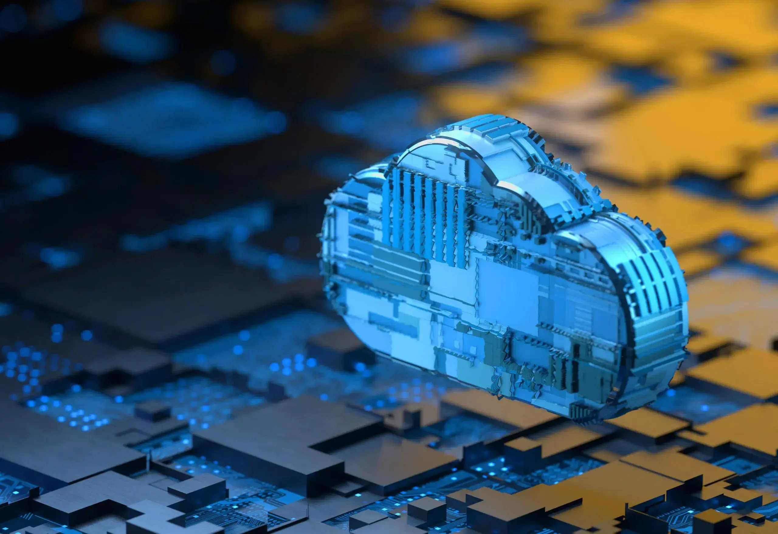 Mechanical cloud illustrating cloud printing and its benefits