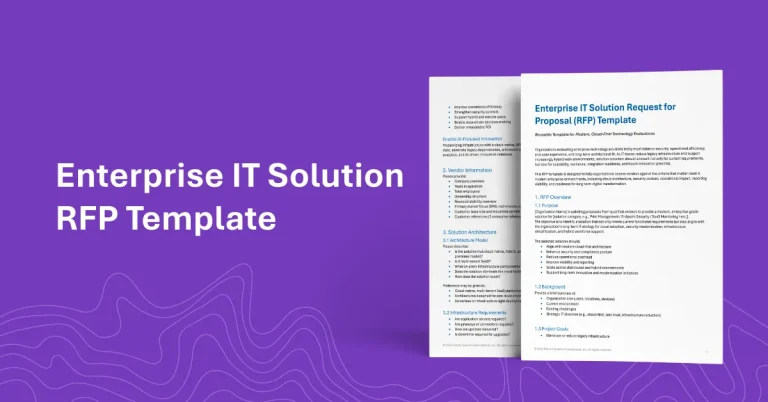 Pharos Enterprise IT Solution RFP Template