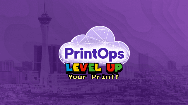 Las Vegas for Gartner IT Infrastructure, Operations & Cloud Strategies Conference with PrintOps logo