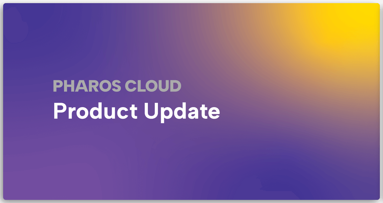 Pharos Cloud Update